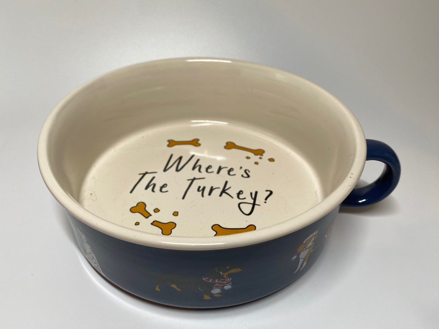 Stoneware Dog Bowl