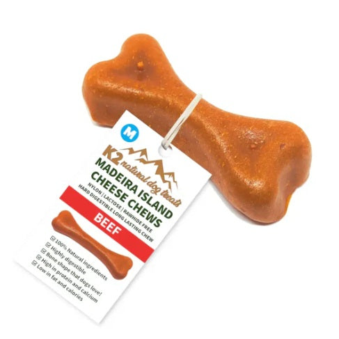 K2 Madeira Island Cheese Chews - Beef Flavour (M)