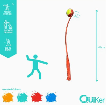 Quiker Tennis Ball Launcher and Ball