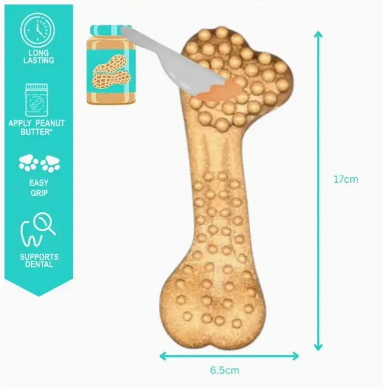 Quiker Bamboo & Nylon Dental Dog Bone